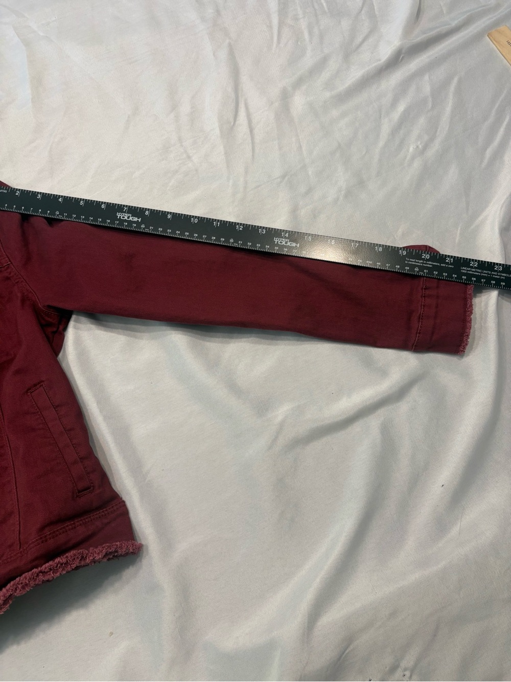 Nine West Raspberry Red Denim Jacket - Picture 7 of 9
